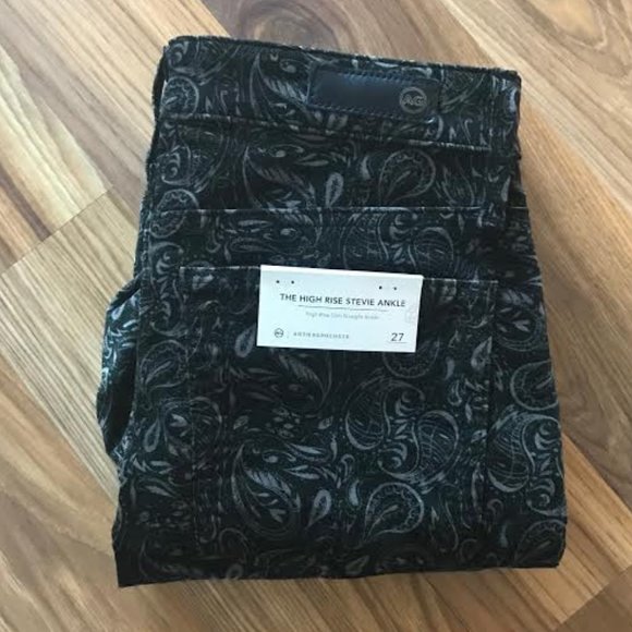 AG The Stevie Velvet High-Rise Skinny Jeans - Picture 5 of 6